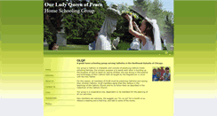 Desktop Screenshot of catholichomeschoolinggroup.com